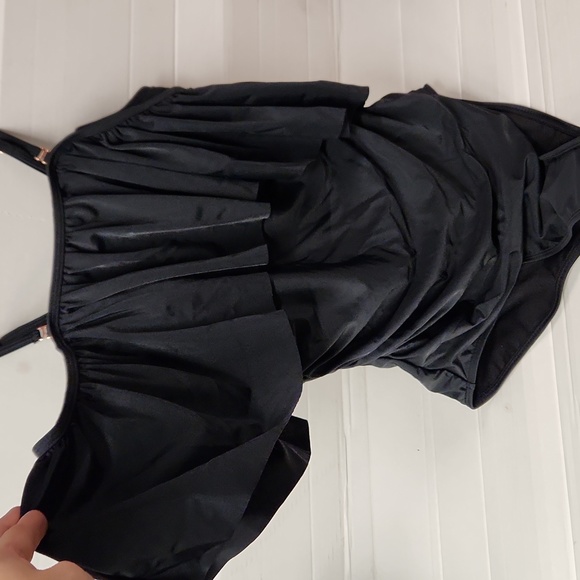 NWT Funny Girl Women's sz L One piece Swimsuit w/built-in pads - Picture 2 of 8